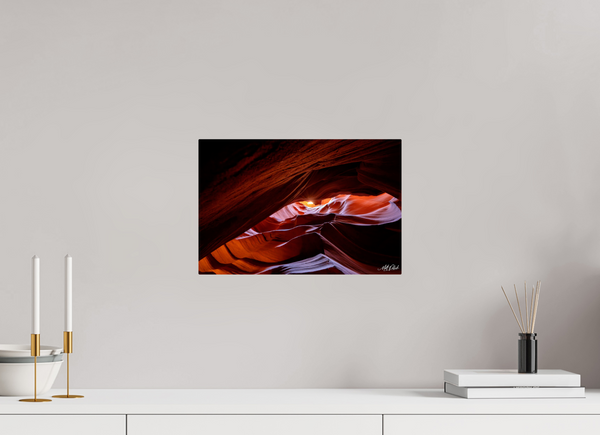 15 x 10″, Metal Antelope Canyon