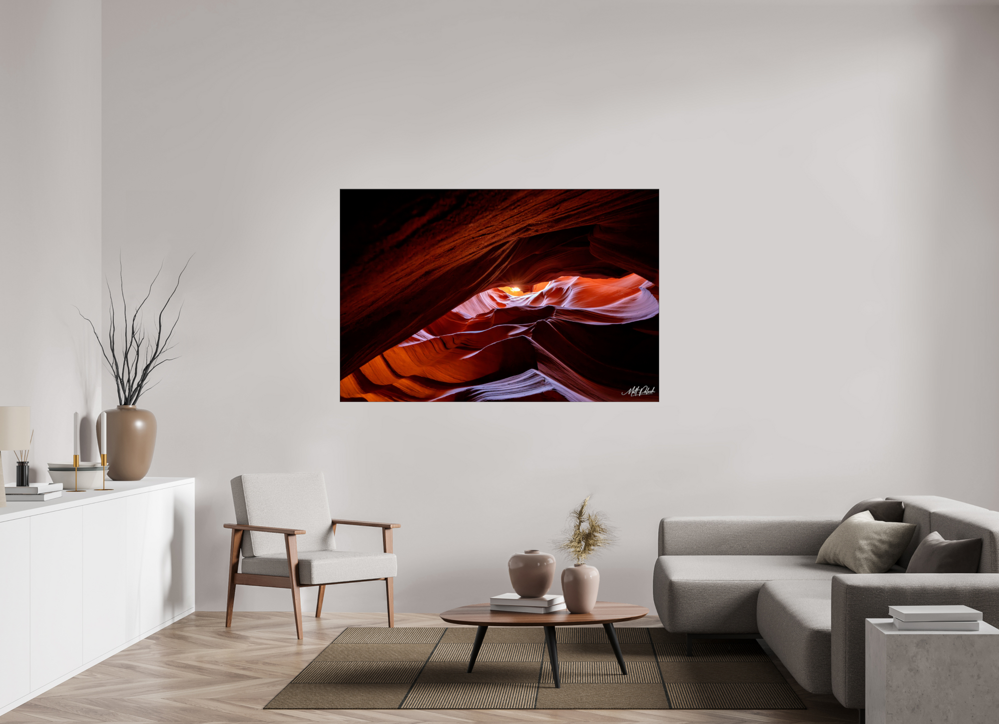 66 x 44″, Slimline Case Antelope Canyon
