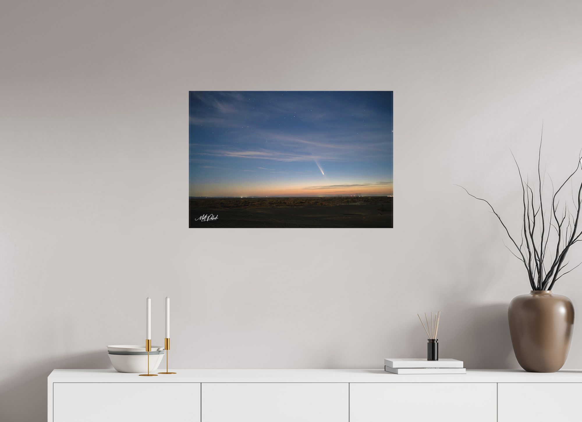 30 x 20″, Canvas Comet Atlas
