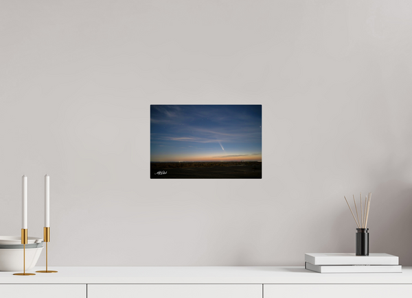 12 x 8″, Metal Comet Atlas