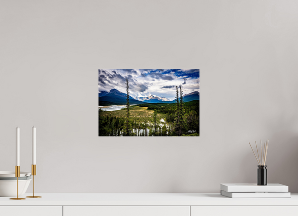 15 x 10″, Photo Print Under Acrylic Glass Saskatchewan Crossing