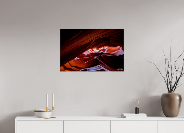 30 x 20″, Metal Antelope Canyon