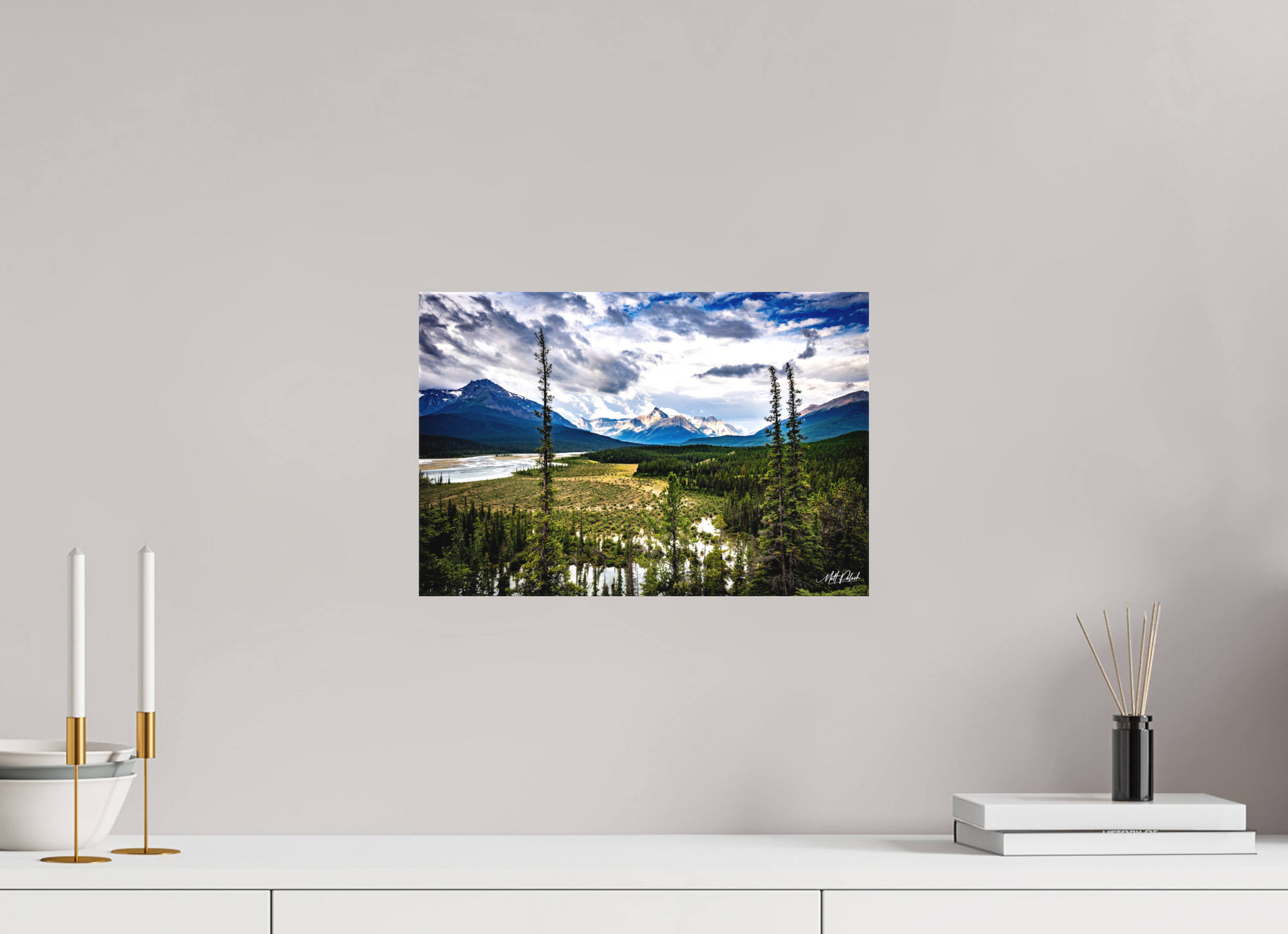 15 x 10″, Canvas Saskatchewan Crossing