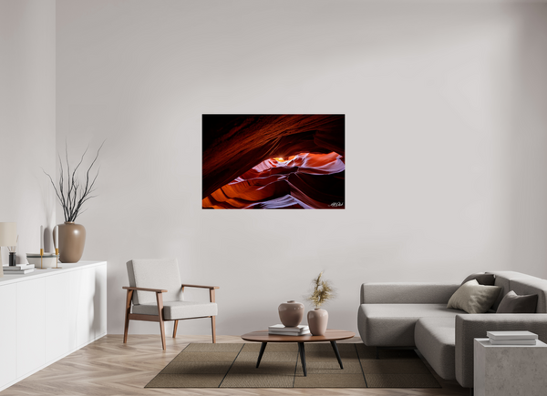 54 x 36″, Metal Antelope Canyon