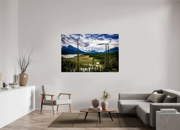 66 x 44″, Metal Saskatchewan Crossing