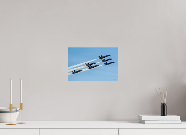 12 x 8″, Photo Print Under Acrylic Glass Blue Angels