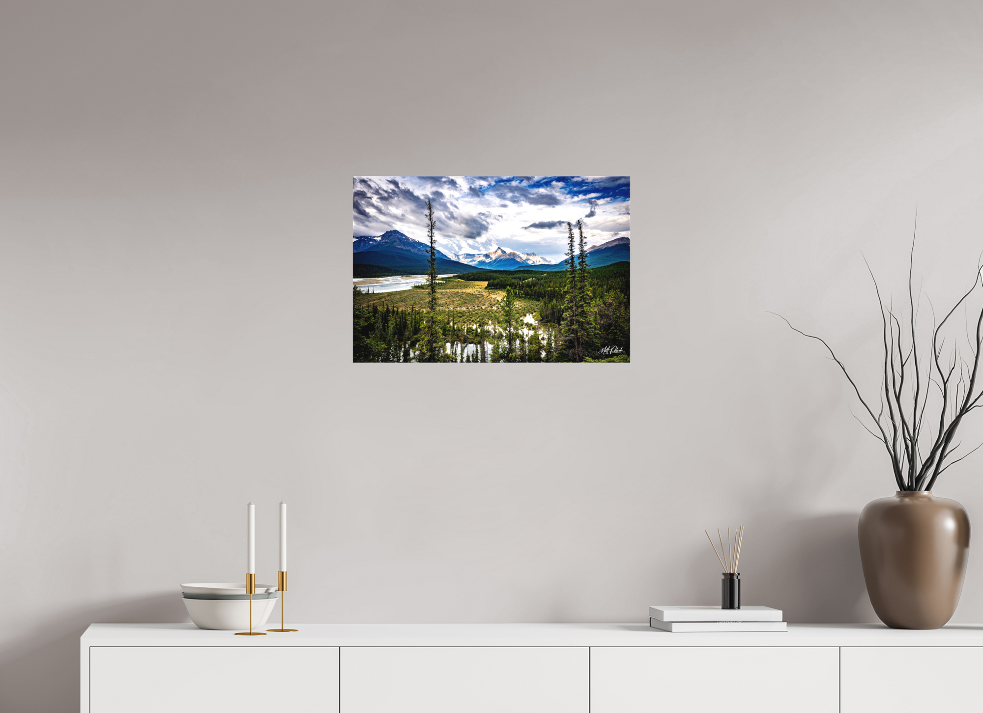 24 x 16″, Canvas Saskatchewan Crossing