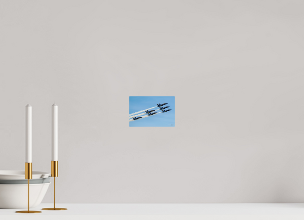 6 x 4″, Metal Blue Angels